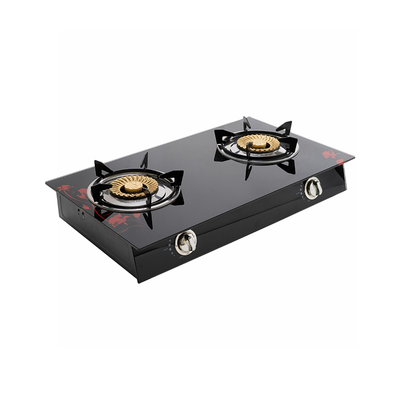 TEMPERED GLASS DOUBLE BURNERS